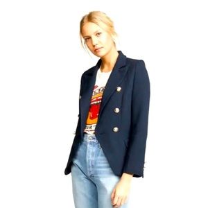 NWT Navy blue blazer with gold buttons